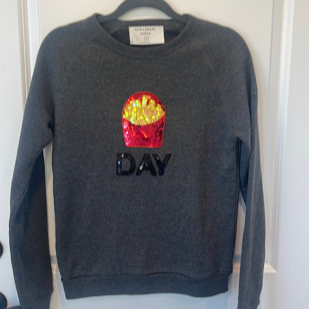 * NWOT Authentic Bow & Drape Sweatshirt
